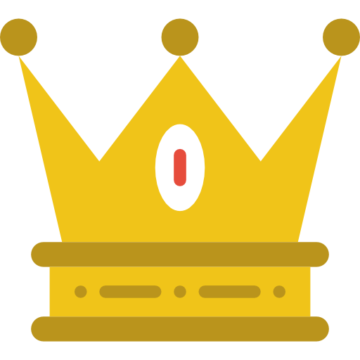 512x512 Crown Icon Medieval Smashicons