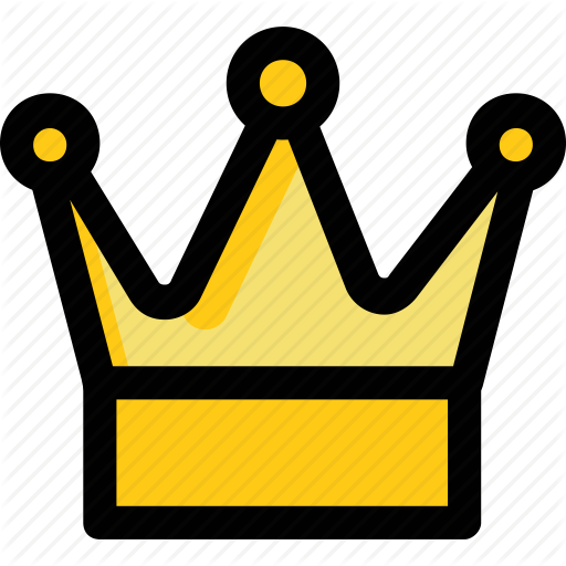 512x512 Crown, Gold Crown, Headgear, Nobility, Royal Crown Icon