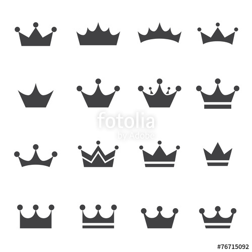 500x500 Crown Icon Stock Image And Royalty Free Vector On Fotolia