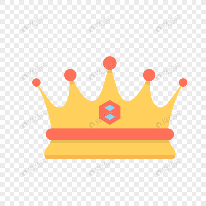 860x860 Crown Icon Free Vector Illustration Material Png Image Picture
