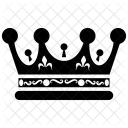 256x256 Royal Crown Icon Of Line Style