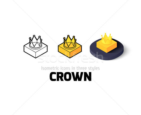 600x493 Crown Icon In Different Style Vector Illustration Sidmay