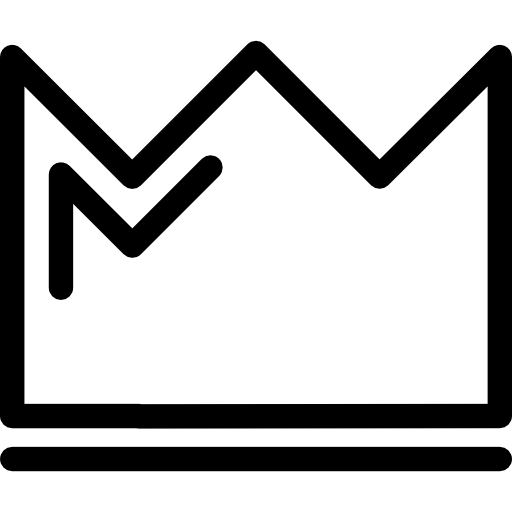 512x512 Simple Royal Crown Icons Free Download