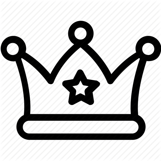 512x512 Crown, Headgear, Nobility, Royal, Star Crown Icon
