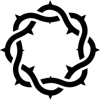200x200 Crown Of Thorns Icon Church Branding Crown Of Thorns, Thorn