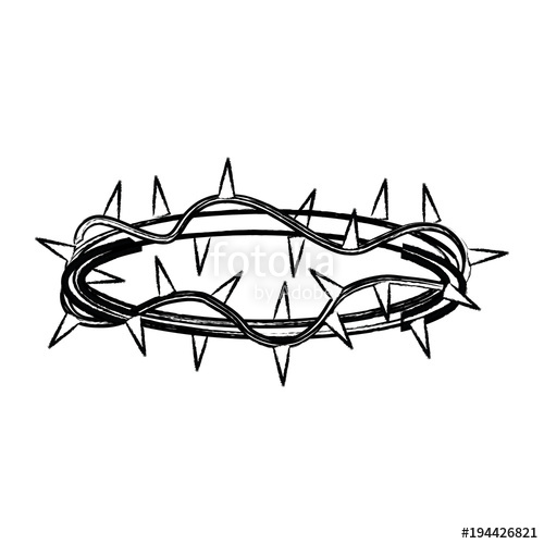 500x500 Crown Of Thorns Icon Stock Image And Royalty Free Vector