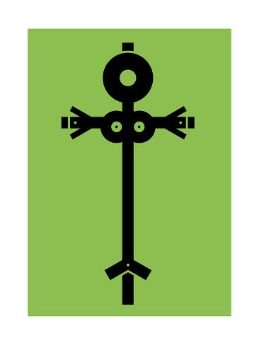 366x488 Crucifix Icon, Giclee Print