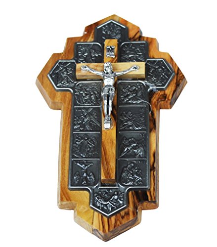 439x500 Olive Wood Crucifix