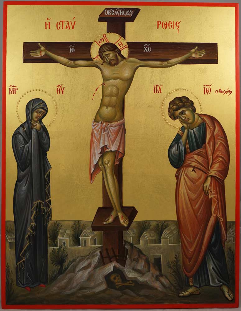 774x1000 Crucifixion Of Christ Hand Painted Icon