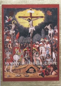 247x350 Crucifixion Of Jesus Christ Religious Byzantine Icon