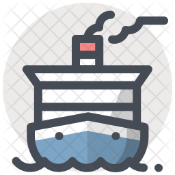 256x256 Cruise Icon Of Colored Outline Style