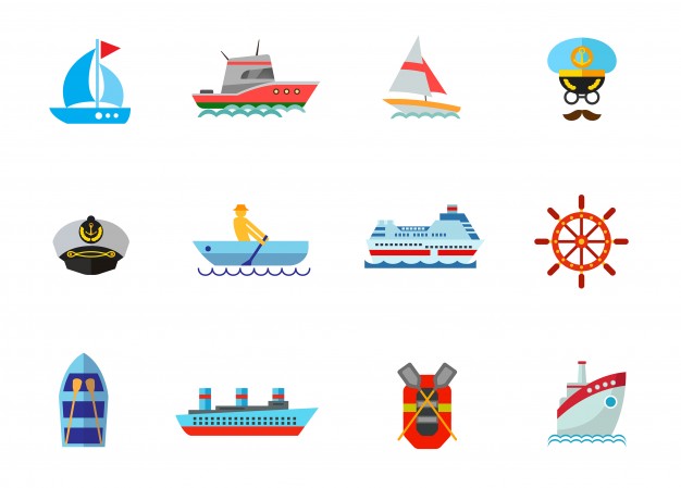 626x449 Cruise Icon Set Vector Free Download