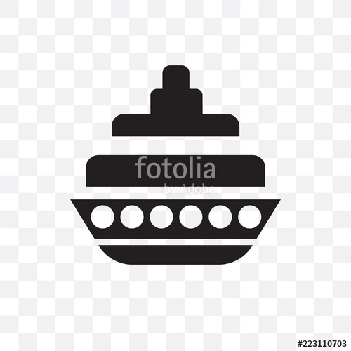 500x500 Cruise Icon Isolated On Transparent Background Simple