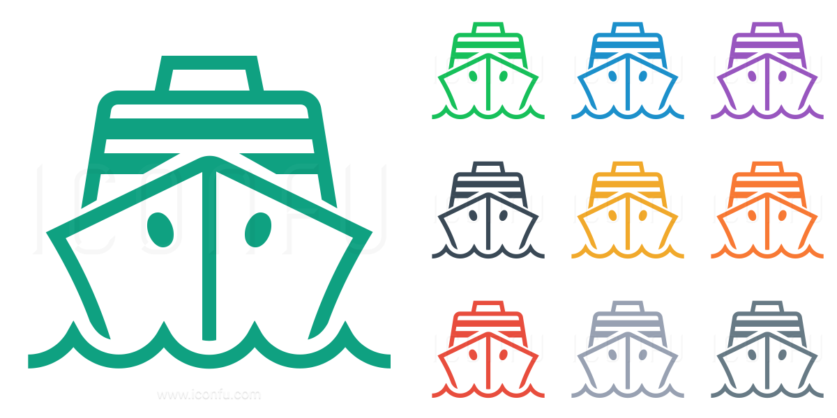 1200x600 Cruise Ship Icon