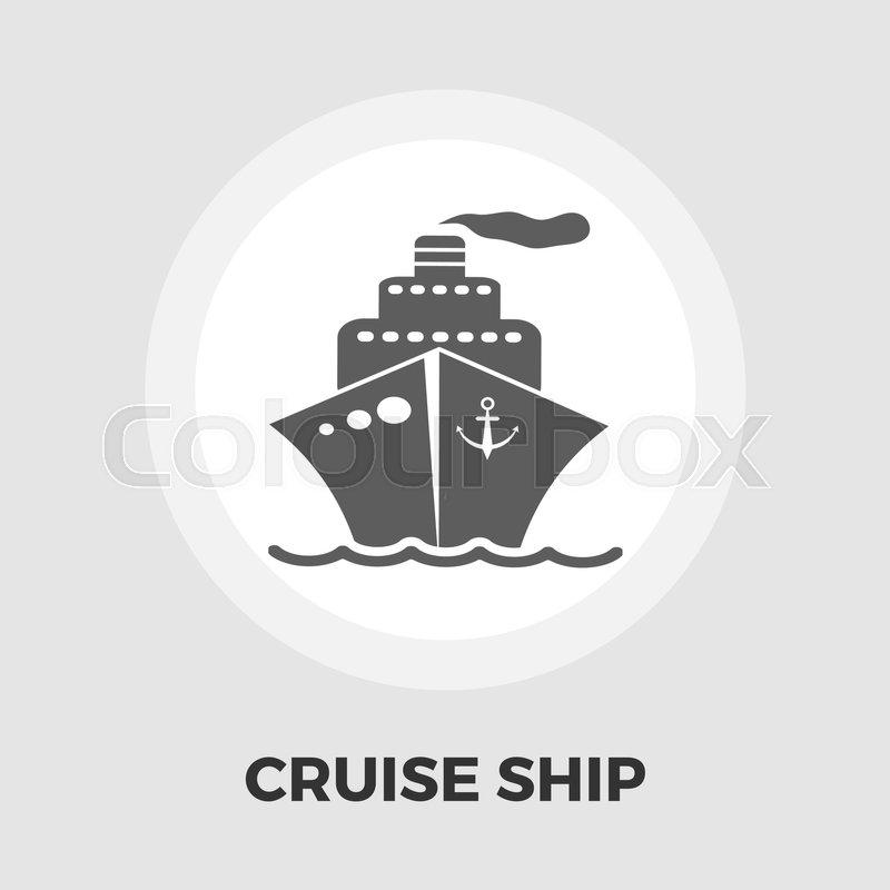 800x800 Cruise Ship Icon Vector Flat Icon Stock Vector Colourbox