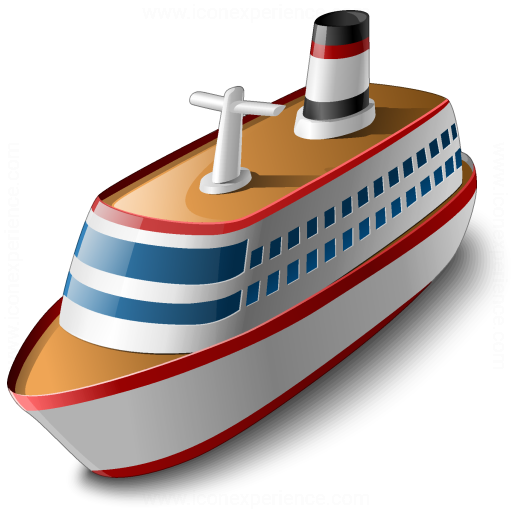 512x512 Iconexperience V Collection Cruise Ship Icon