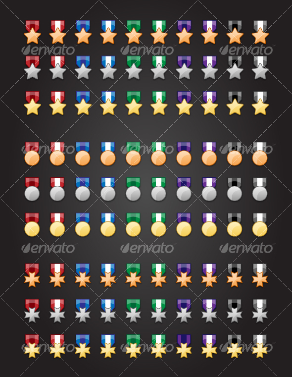 590x761 Blue Icons From Graphicriver