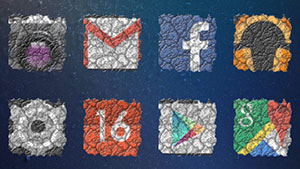 300x169 Grunge Icons Pack Android Icon