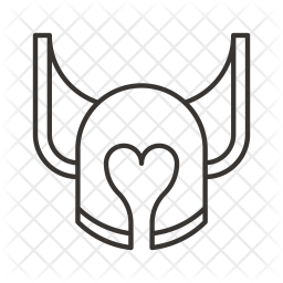 256x256 Crusader Icon Of Line Style