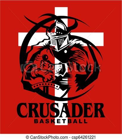 410x470 Crusader Basketball Vector