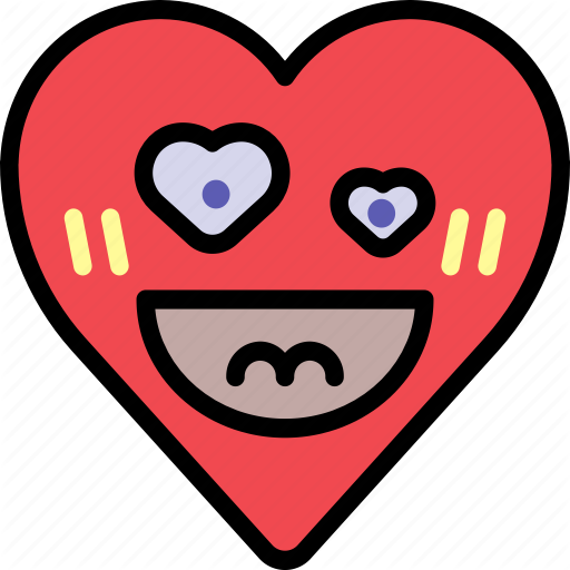 512x512 Crush, Emoji, Emotion, Happy, Heart, Love Icon