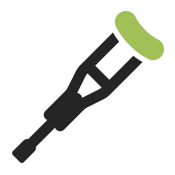 256x256 Crutch Icon Iconexperience