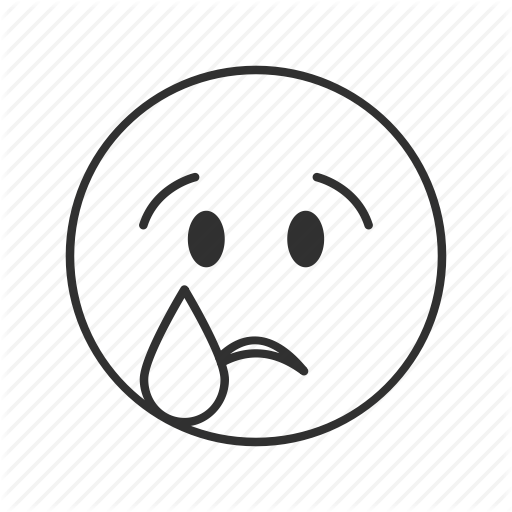 512x512 Cry, Crying Face, Emoji, Sad, Sad Face, Tears, Teary Eye Icon