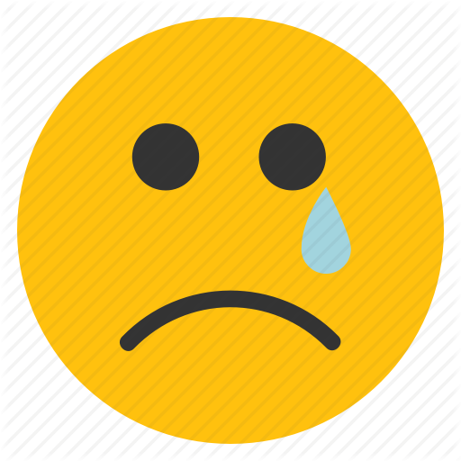 512x512 Crying, Emoticons, Sad Face, Smiley, Tear Icon