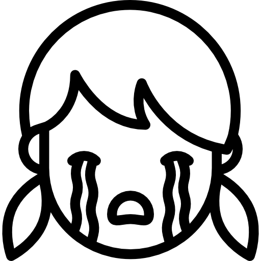 512x512 Girl Crying Icons Free Download