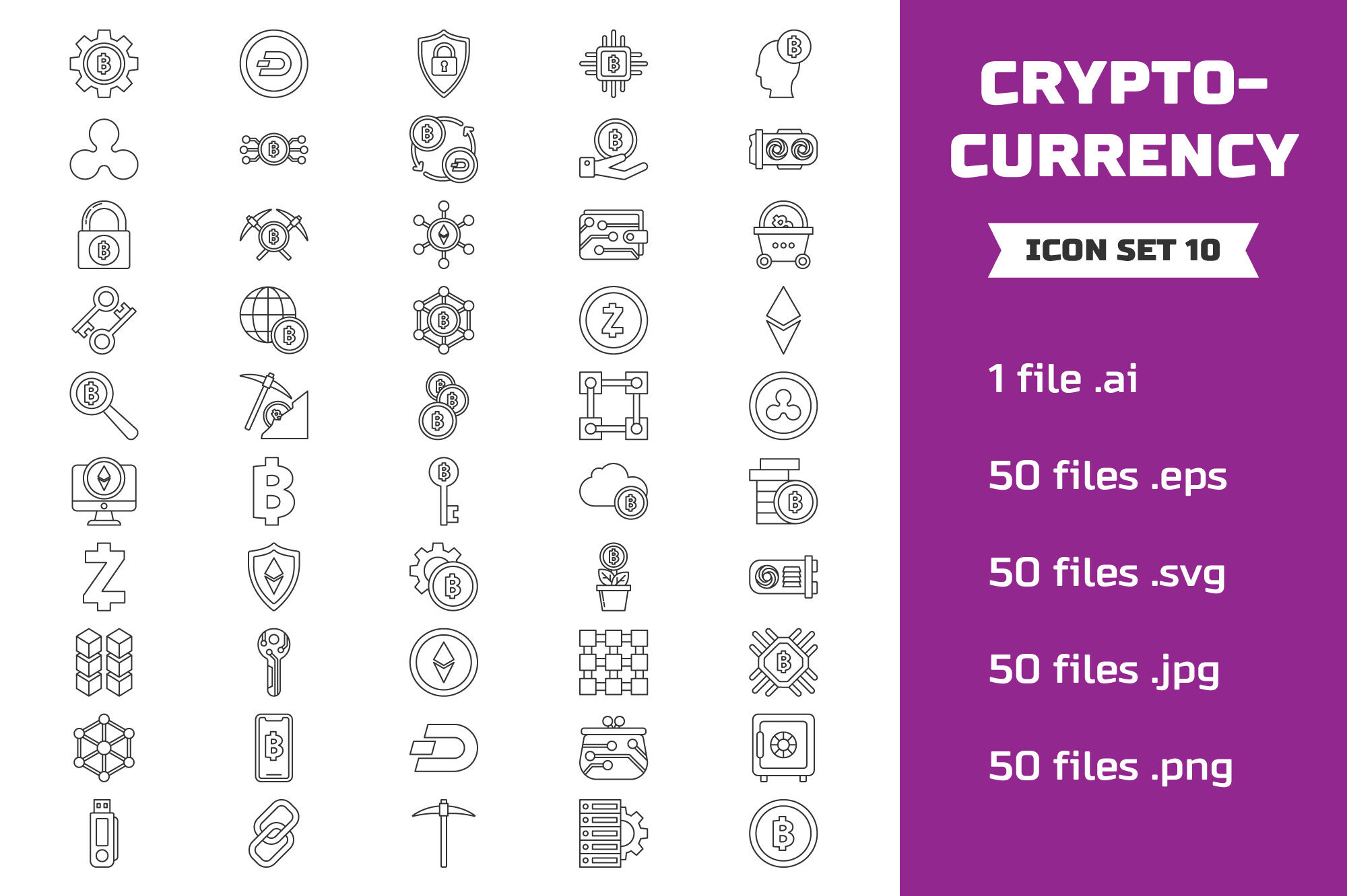 2000x1332 Cryptocurrency Icon Set