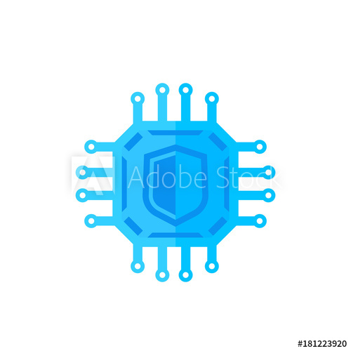 500x500 Cryptography, Cyber Security Icon On White