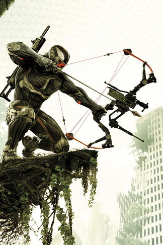 324x487 Crysis Hunting Bow Iphone Wallpaper
