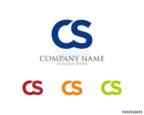 500x400 Cs Letter Logo Icon Stock Image And Royalty Free Vector