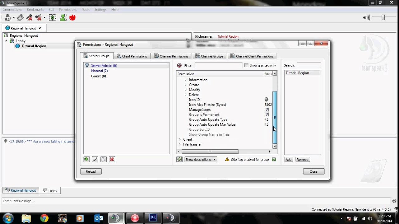 1280x720 Adding Teamspeak Icons To Server Groups And Clients