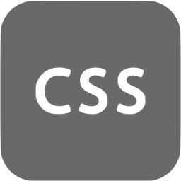 256x256 Dim Gray Css Icon