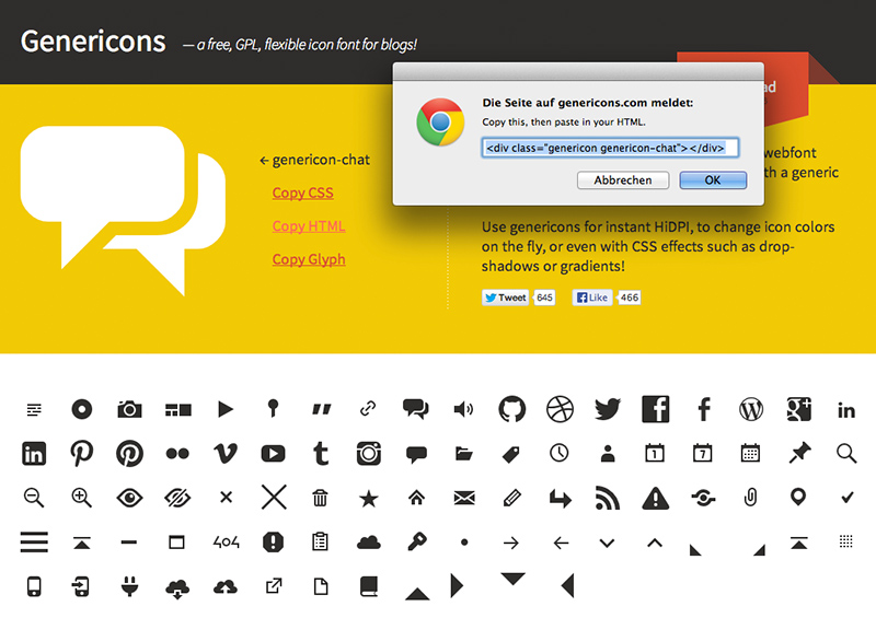 800x565 Genericons A Free Gpl Licensed Icon Font For Wordpress Projects