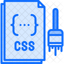 256x256 Css Icon Of Colored Outline Style