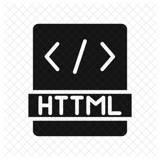 512x512 Html, Css, Language, Program Icon Of Glyph Style