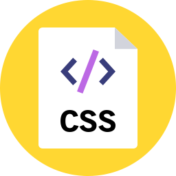 256x256 Css Icon Flat