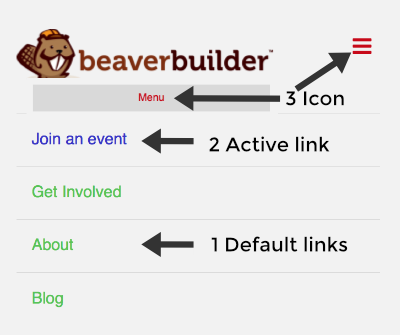 400x335 Change Menu Link And Icon Colors On Small Devices
