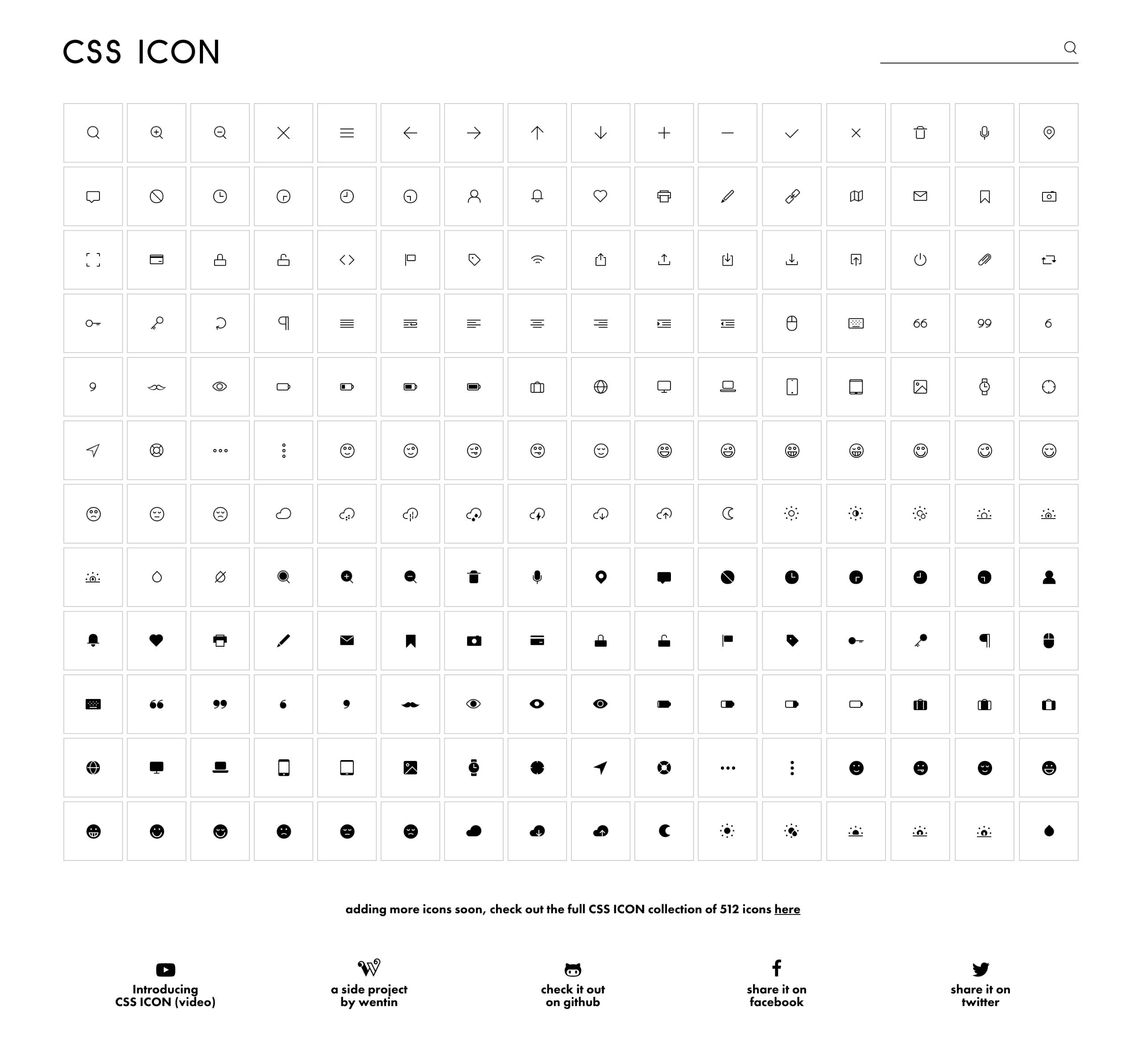 Css Icon Code at Vectorified.com | Collection of Css Icon Code free for ...