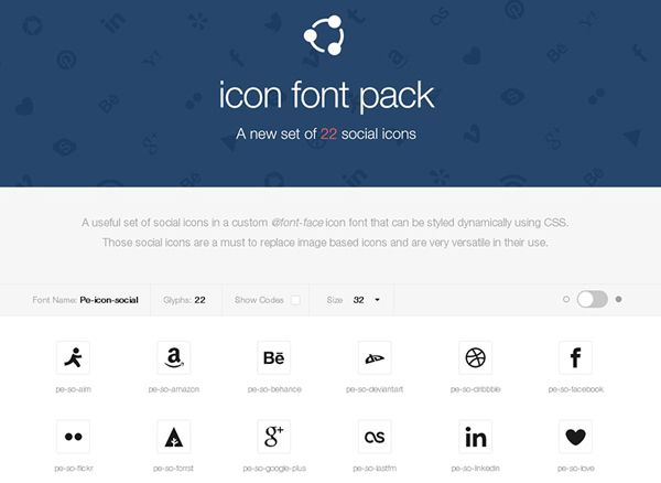 600x438 Free Download Social Icon Font Set Css Html Fonts