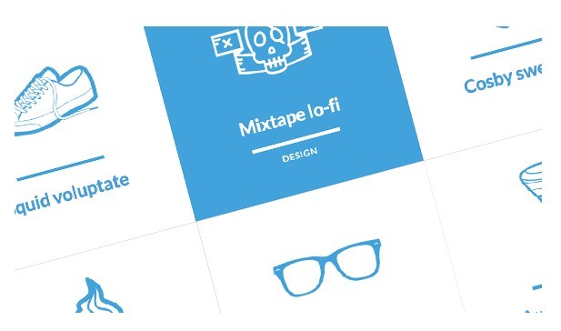 617x364 Responsive Icon Grid Layout With Only Free Jquery Plugins