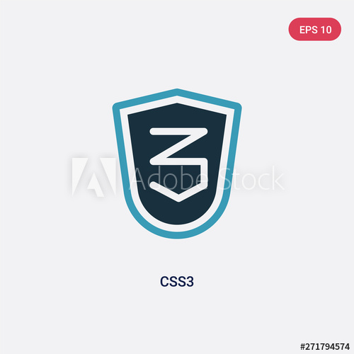 500x500 Two Color Vector Icon From Technology Concept Isolated Blue