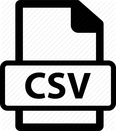 452x512 Csv, Csv Document, Csv Extension, Csv File, Csv Format Icon
