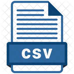 256x256 Csv Icon Of Colored Outline Style
