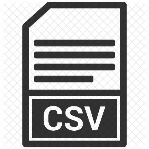 Csv File Icon At Collection Of Csv File Icon Free For