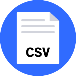 256x256 Csv Icon Flat