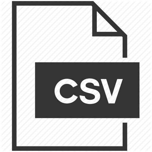 512x512 Coma Separate Value, Csv, Document, Extension, Format Icon