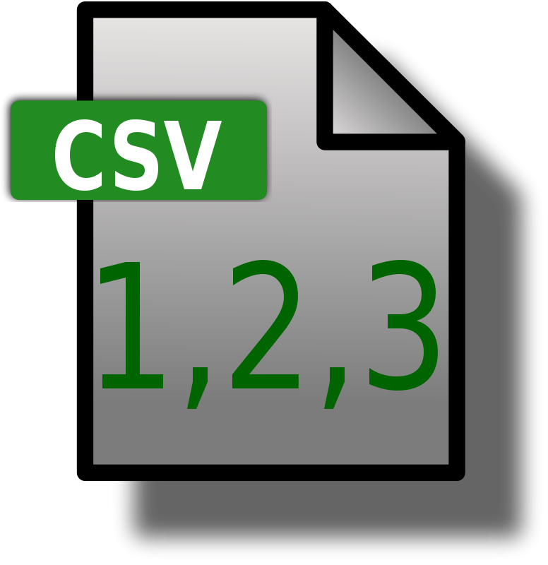 776x800 Free Clipart Icon Csv Jabon